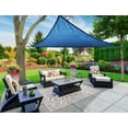 thumbnail image 1 of Shadesheet by Boen Sun Shade Sail Canopy, Triangle, Blue,16'x16'x16', 1 of 4