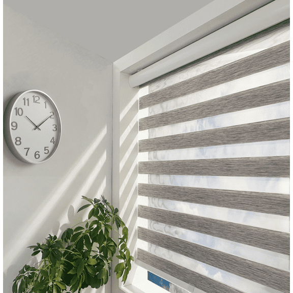 TurkishSouq Cordless Zebra Blinds For Windows-24 in
