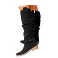 thumbnail image 1 of Shadouami Women's Extra Wide Calf Knee High Boots True Wide Width Slouchy Ladies Boots, Comfortable Plus Size Tall Long Boots for Women., 1 of 8