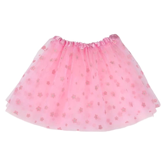 Shadoumai 2T Dresses for Toddler Girls Sparkling Layered Tutu Skirt For Girls Performance Dance Party Wear