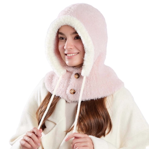 Shadoumai 3-in-1 Winter Balaclava, 2025 New Knitted Hat, Multifunctional Scarf Hat for Outdoor Sports, Cozy Ski Mask for Women