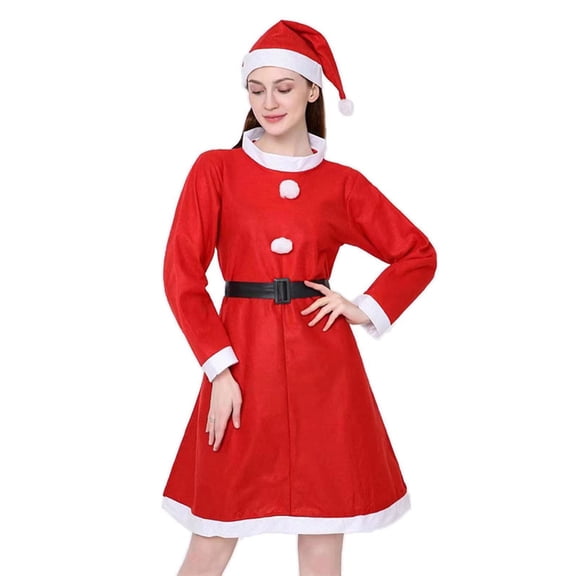 Shadoumai 4 Pcs Christmas Tree Dress for Women Xmas Tutu Skirt Christmas Tree Headband Socks Xmas Outfit for