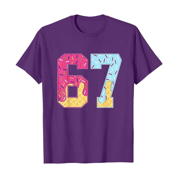 Shadoumai 67 Christmas Funny 6 7 Meme Six Seven Xmas Boys Kids Youth T-Shirt