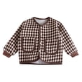 thumbnail image 1 of Shadoumai Back To School Clothes Girls Plaid Jacket Long Sleeve Spring Cardigan Button Down Coat Outwear With Pocket Stylish Comfortable Warm Fashionable, 1 of 4