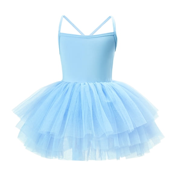 Shadoumai Ballet Dress for Girls 4-6 Cute Print Summer Sleeveless Warm Costume Party Princess Flower Summer Dresses for Girl