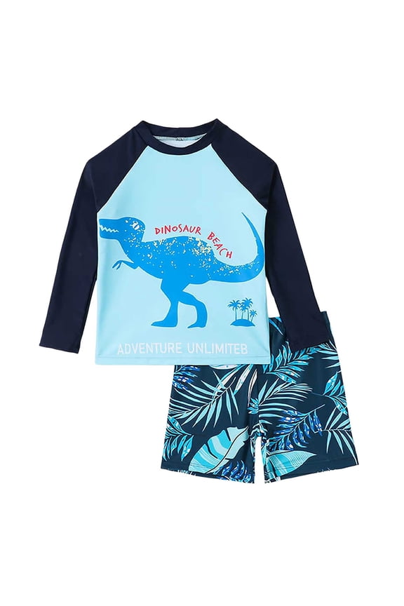 Boy Swimsuit Qick Dry Swimwear Boys Two Piece Swim Set Water Park Boys Bathing Suits