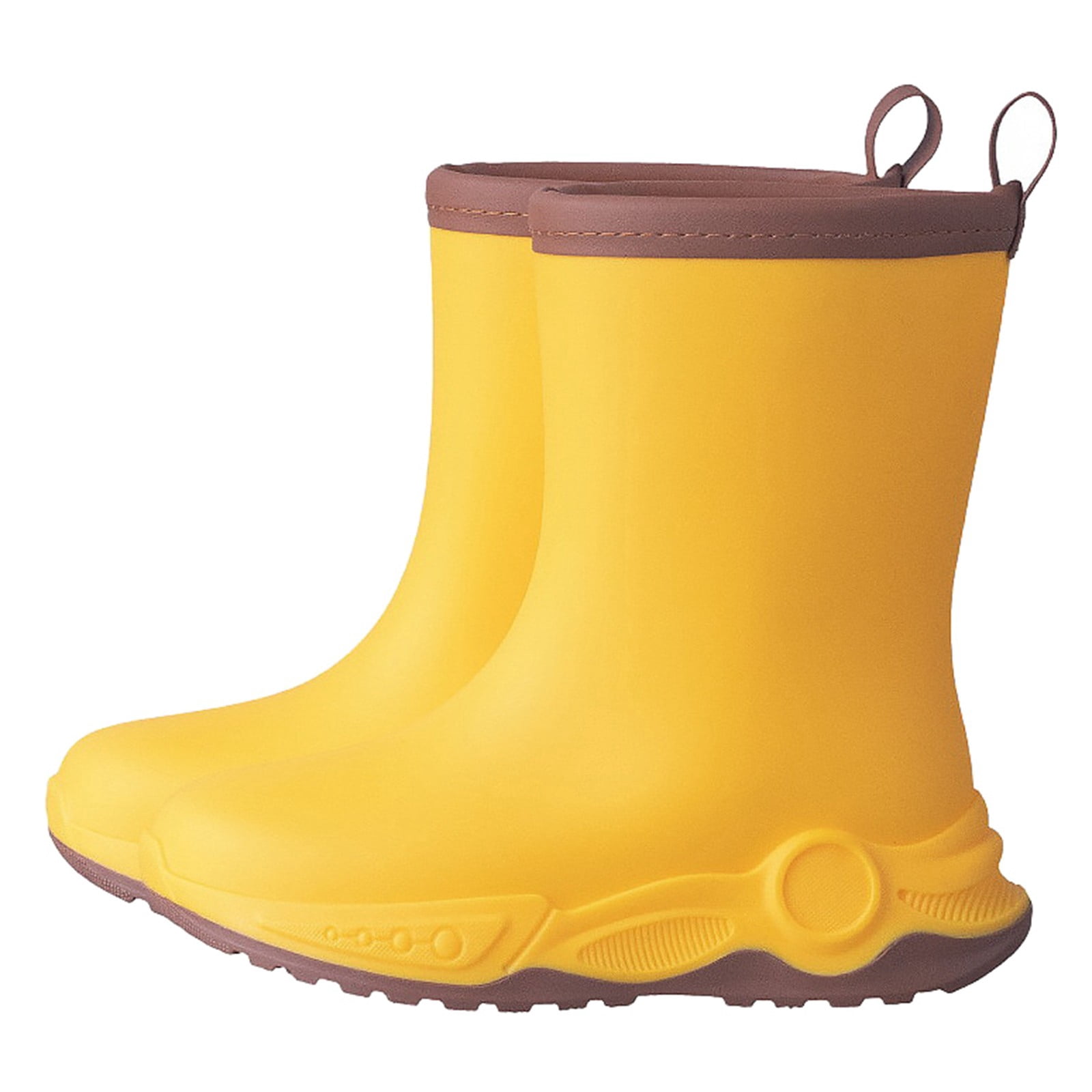 Shadoumai Boys Boots All Seasons Kids Rain Footwear Durable Comfortable Non- Easy Clean Ideal For Rainy Days Outdoor Play Ages 3-16
