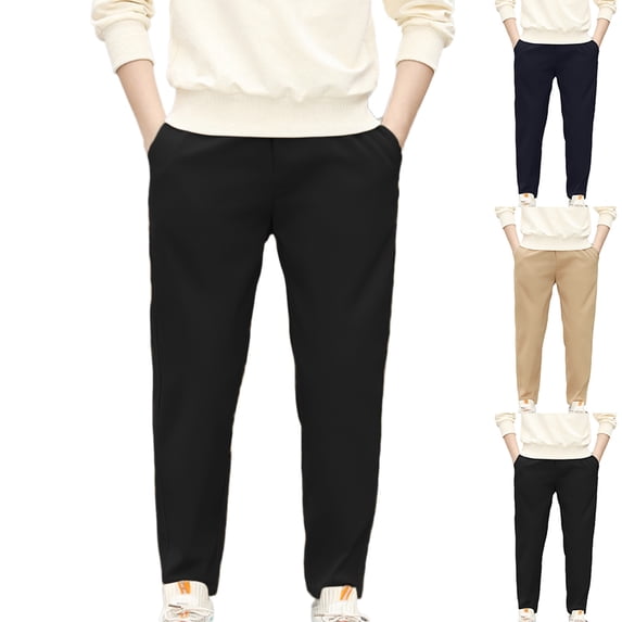Shadoumai Boys Golf Pants Stretch Flat Front Dress Athletic Casual Youth Golf Pants School Uniform Pants with Mesh Pockets