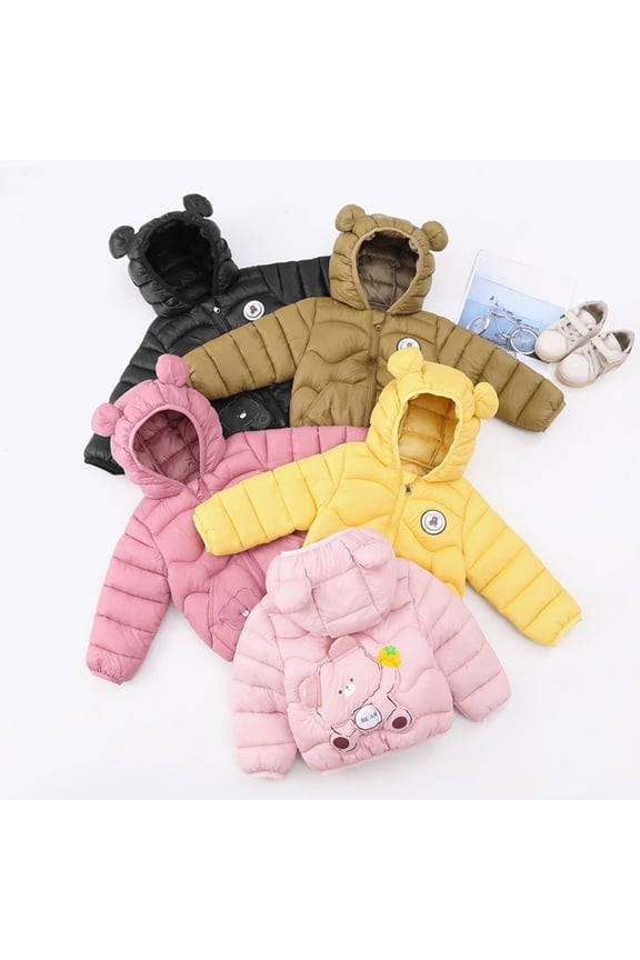 Boys Lightweight Winter Jacket Warm Down Coat For Kids Windproof Cold Weather Outerwear