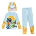 thumbnail image 1 of Shadoumai Boys Long Sleeve Rash Guard Swimwear Sun Surfing Beach Hot Swim For Kids, 1 of 4