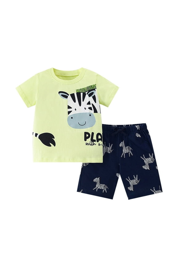 Boys Outfits 10-12 Dinosaur Train Round Neck T Shirt Top and Shorts Pants Set Loose Fit Basketball Tank Top and Track Shorts Set Summer Kids 2 Piece Set Boys