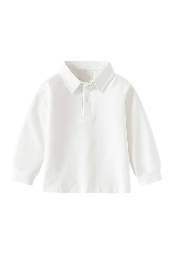 Boys Polo Shirt Size 5 Polka Dot Print Button Down Short Sleeve T-Shirt Fashion Cool Sports T-Shirt Summer Beach Shirts for Kids