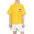 thumbnail image 1 of Shadoumai Boys Polo Shirts Size 14-16 Cartoon Print Button Closure Short Sleeve T Shirts Comfy Sports T-Shirt Cute Baby Boy Clothes, 1 of 5