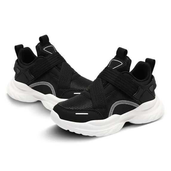 Shadoumai Boys Sneakers Children's Trainers Sports Shoes For Running Indoor Outdoor Lightweight Comfortable Durable Non- Breathable School Active Wear