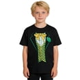thumbnail image 1 of Shadoumai Boys St Patricks Day Graphic Print Short Sleeve Casual Summer Round Neck Tee Top For Kids, 1 of 5