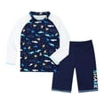 thumbnail image 1 of Shadoumai Boys Swimsuit Cartoon Print Swimwear Boys 2 Piece Swimsuit Swim Lessons Boy Bathing Suit, 1 of 8