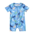 thumbnail image 1 of Shadoumai Boys Swimwear Long Sleeve Rash Guard And Swim Trunks UPF 50 Sun, 1 of 7