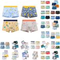 thumbnail image 1 of Shadoumai Boys Underwear 4 Pack, Toddler Boxer Briefs Soft Breathable Kids Shorts Boxer, 1 of 4