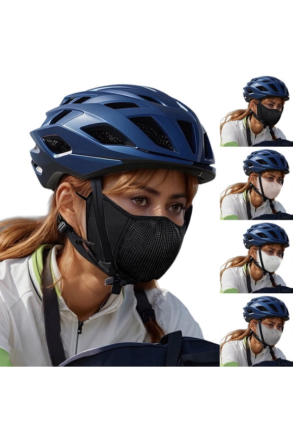 Breathable 3D Contoured Silicone Sports Face Mask, Adjustable Ear Loops, Lightweight Reusable for Outdoor, Tactical, Duty