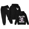 thumbnail image 1 of Shadoumai Children'S Medium And Large Children'S Long Sleeve Cartoon Rabbit Print Hoodie Top Hoodie Pants Set, 1 of 3