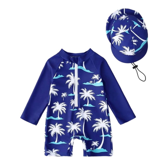 Shadoumai Children's Swimsuits For Boys Small Medium And Large Babies Cartoon Swimming Trunks Student Hot Swimming For Children 2 To 13