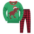 thumbnail image 1 of Shadoumai Christmas Kids 2-Piece Outfit Sets Boys Girls Youth Fall Winter Long Sleeve Top Pants Set, 1 of 8