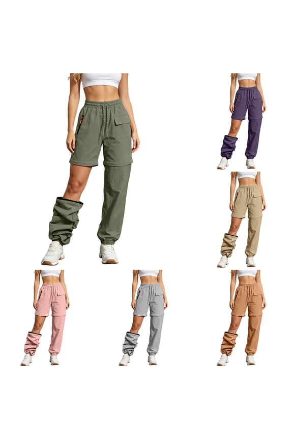 Convertible Hiking Pants Kids Girls,Waterproof Lightweight Zip Off Quick Dry Pants High Waistes Camping Outdoor Trousers