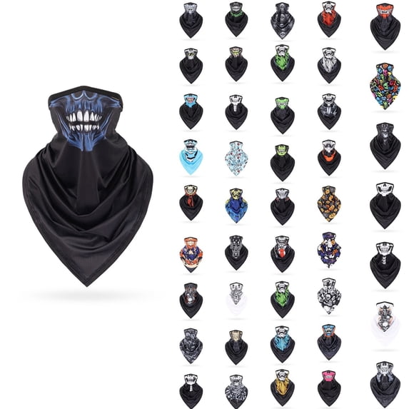 Shadoumai Cooling Neck Gaiter Bandana for Outdoor Activities Breathable Quick-Drying Sun Protection Motorcycle Riding Scarf