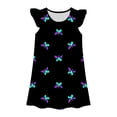 thumbnail image 1 of Shadoumai Dresses for Girls 6-7 Summer Sleeveless Easter's Day Floral Comfortable Beach Dresses Newborn Girl Clothes Set, 1 of 2