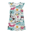 thumbnail image 1 of Shadoumai Dresses for Girls 7-8 Summer Sleeveless Easter's Day Cute Print Trendy Party Dance Skirt Flower Girl Dress Toddler, 1 of 2