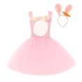 thumbnail image 1 of Shadoumai Easter Dresses for Girls 7-8 Easter Day Cartoon Rabbit Sleeveless Loose Fit Princess Dresses Flower Girl Dresses for Girls, 1 of 9