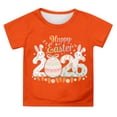 thumbnail image 1 of Shadoumai Easter Egg Bunny Graphic Tee For Toddler Kids Holiday Celebration Shirt, 1 of 4
