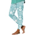 thumbnail image 1 of Shadoumai Easter Leggings for Women Funny Cute Easter Eggs Bunny Graphic Print Workout Yoga Pants Ladies Holiday Party Tights, 1 of 4