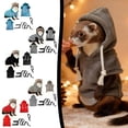 thumbnail image 1 of Shadoumai Ferret Clothes, with Harness Soft Comfortable Fun Sweatshirt, Ferret Sweater Hoodie , for Bunny Squirrels Chinchilla Chihuahua Pet, 1 of 8