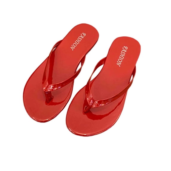 Shadoumai Flip Flops for Women Rubber Non- Cushion Foam Thong Sandals - Beach Bathroom Shower Indoor Outdoor Shoes