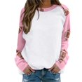 thumbnail image 1 of Shadoumai Football Season Sweatershirt For Women Crew Neck Pullover Long Sleeve Tops Fall Winter Women Football, 1 of 4