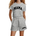 thumbnail image 1 of Shadoumai Girl Outfits Size 8 Cartoon Print Tops and Shorts with Pockets Fashionable Sweatshirt Pullover Tops + Joggers Pants, 1 of 4