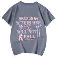 thumbnail image 1 of Shadoumai Girl's Graphic Tees Short Sleeve Crewneck T Shirts Casual Summer Tops Cute Preppy Clothes, 1 of 5
