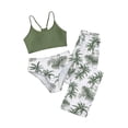 thumbnail image 1 of Shadoumai Girls 3-Piece Swimsuit Long Sleeve Rash Guard Tankini Sets UPF Sun Proction Bathing Suit 3-10T, 1 of 2