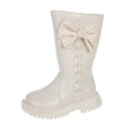 thumbnail image 1 of Shadoumai Girls Boots Bowknot Long Boots For Kids Warm High Top Winter Snow Shoes Non- Comfortable Durable Casual Outdoor, 1 of 6