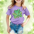 thumbnail image 1 of Shadoumai Girls Boys St Patricks Day Shirt Kids Sweatshirts Shamrock Long Sleeve Hoodies Saint Outfit Youth Funny Irish Clothes, 1 of 4