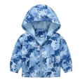 thumbnail image 1 of Shadoumai Girls Coat Jacket Windproof Hooded Leopard Print Zipper Outwear Toddler Kids Outerwear For Daily Casual Wear Girls Back To School Clothes, 1 of 3