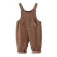 thumbnail image 1 of Shadoumai Girls Corduroy Overalls Autumn Toddler Jumpsuit Denim Style Playwear With Adjustable Straps For Comfortable Fashion, 1 of 9