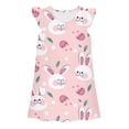 thumbnail image 1 of Shadoumai Girls Dresses Size 10 Flutter Sleeve Happy Easter Flower Soft Summer Dresses Baby Girl Clothes, 1 of 2