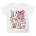 thumbnail image 1 of Shadoumai Girls Easter Shirt Size 6 Easter Day Graphic T-Shirts Round Neck Short Sleeve T Shirts Loose Soft Holiday Shirts Girls' Tops, Tees & Blouses, 1 of 4