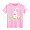 thumbnail image 1 of Shadoumai Girls Easter Shirt Size 8 Easter's Day Graphic T-Shirts Round Neck Short Sleeve T Shirt Casual Tunic Blouse Summer Clothes for Girls, 1 of 3