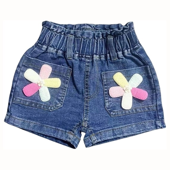 Shadoumai Girls Jean Shorts High Waisted Wide Leg Baggy Denim Shorts for Trendy Y2k Vintage Bermuda Jorts 13-16Y