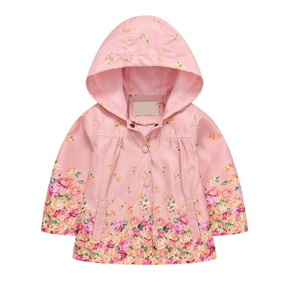 Shadoumai Girls Lightweight Windbreaker Jacket Spring Casual Outerwear For Kids 4-15 Years Outdoor Sports Coat Daily Wear Back To School Fashion