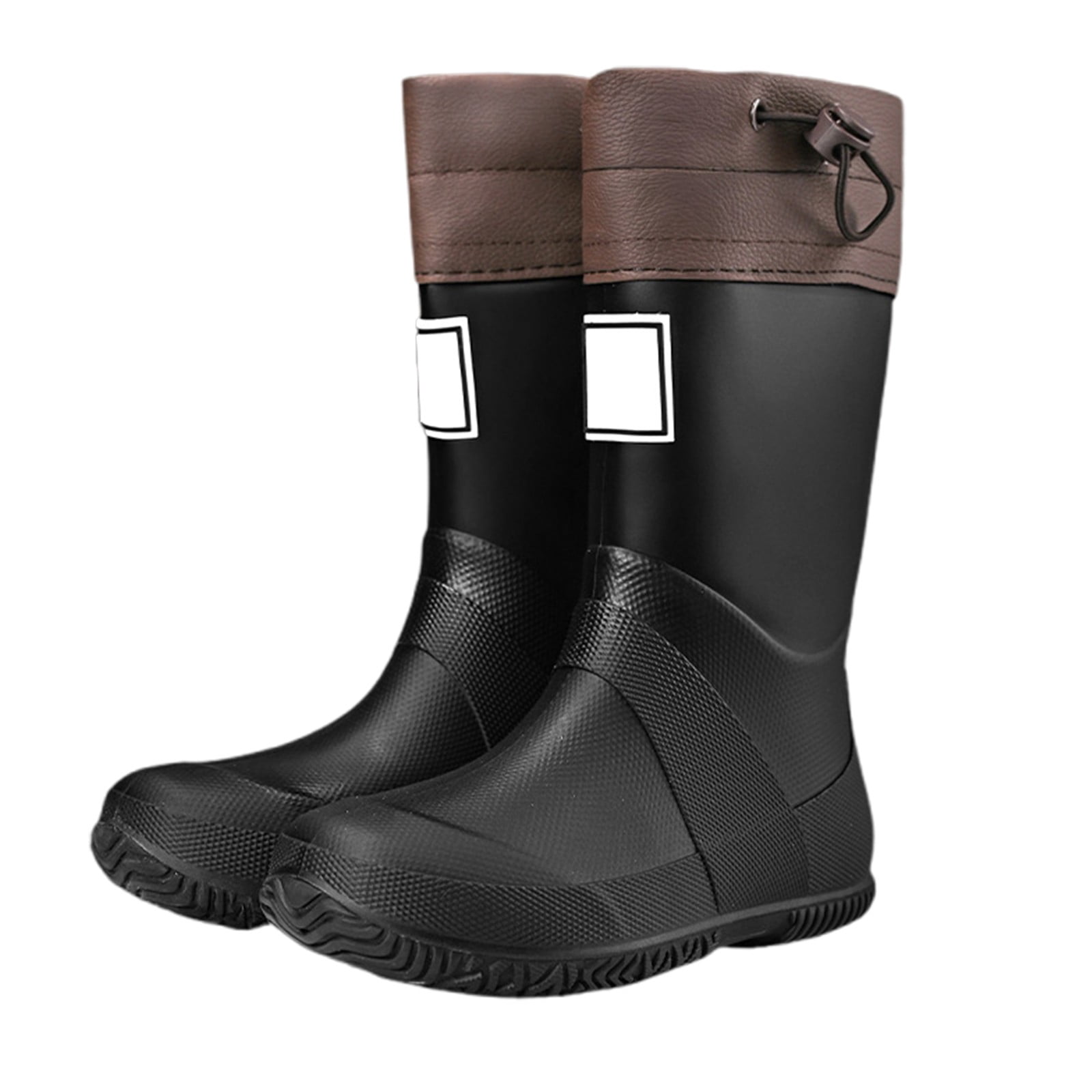 Shadoumai Girls Outdoor Boots for Hiking Camping Adventure Comfortable Mid Calf Rubber Rain Boots