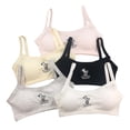 thumbnail image 1 of Shadoumai Girls Soft First Bra with Natural Fit, Training Bras for Girls 7-8, 8-10, 10-12 Cami with Double-Layer Lined Fabric,Training Bras for Girls 6-7, 1 of 7